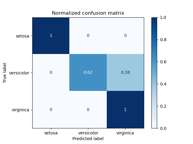 Normalized confusion matrix
