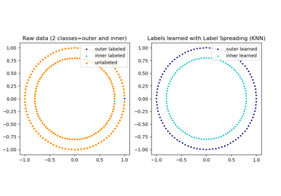 Label Propagation learning a complex structure