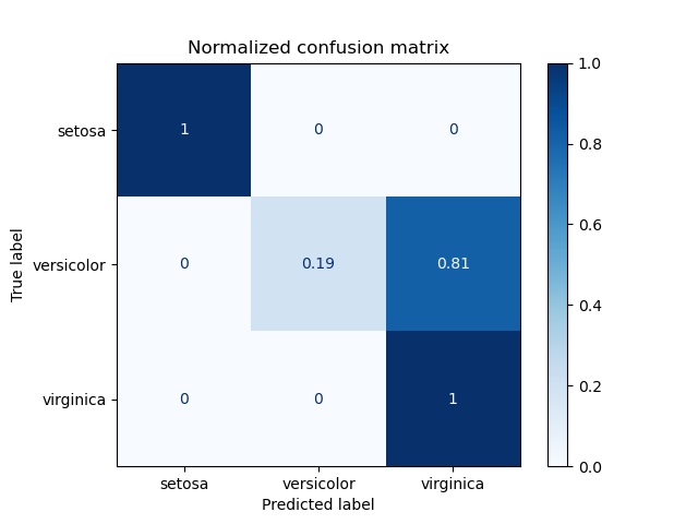 Normalized confusion matrix
