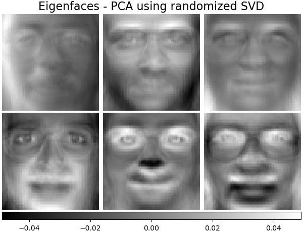 Eigenfaces - PCA using randomized SVD
